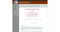 Desktop Screenshot of latviancreditunion.com